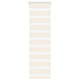 Vidaxl Zebra Blind 45x150 cm Largeur de poussière 40,9 cm Marmerbeige