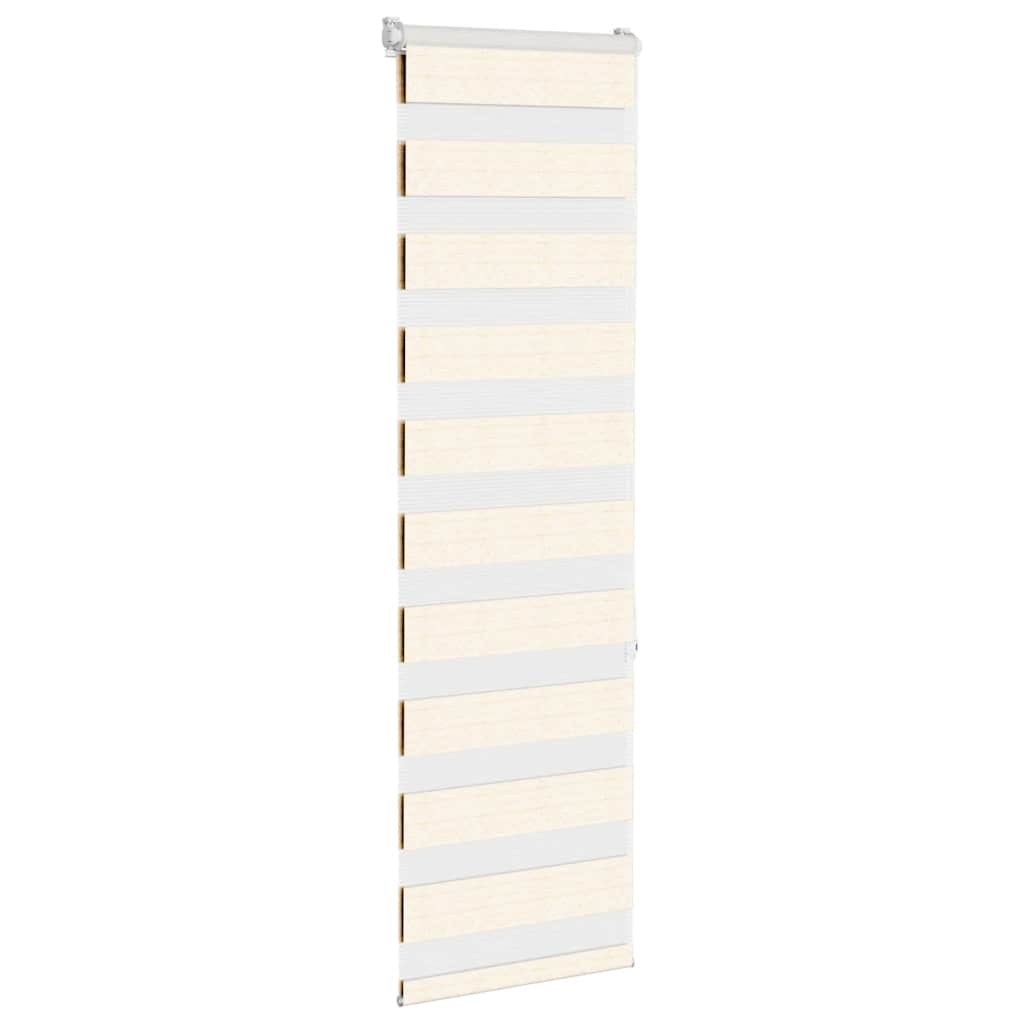 Vidaxl Zebra Blind 45x150 cm Largeur de poussière 40,9 cm Marmerbeige