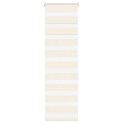 Vidaxl Zebra aveugle 50x150 cm Largeur de poussière 55,9 cm Marmerbeige en polyester