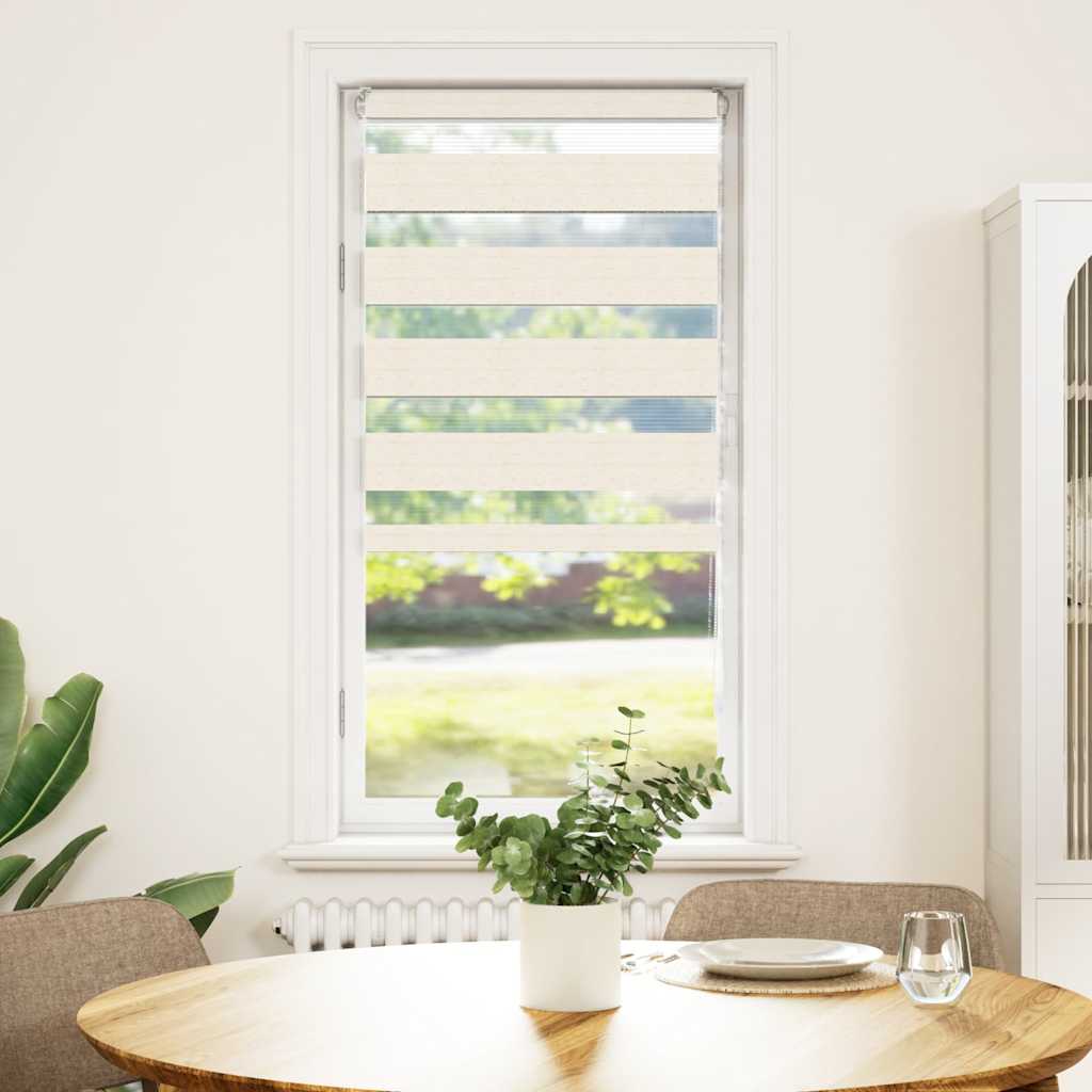 Vidaxl Zebra aveugle 55x150 cm Largeur de poussière 50,9 cm Marmerbeige