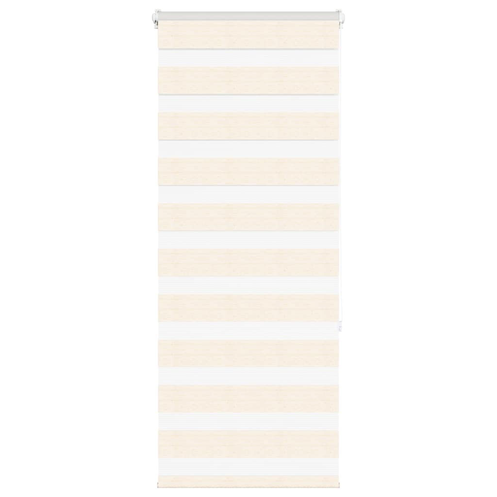 Vidaxl Zebra Rouleau aveugle 65x150 cm Largeur de poussière 60,9 cm Marmerbeige
