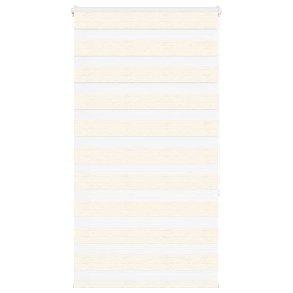 Vidaxl Zebra Rouleau aveugle 90x150 cm Largeur de poussière 85,9 cm Marmerbeige