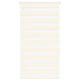 Vidaxl Zebra Rouleau aveugle 90x150 cm Largeur de poussière 85,9 cm Marmerbeige