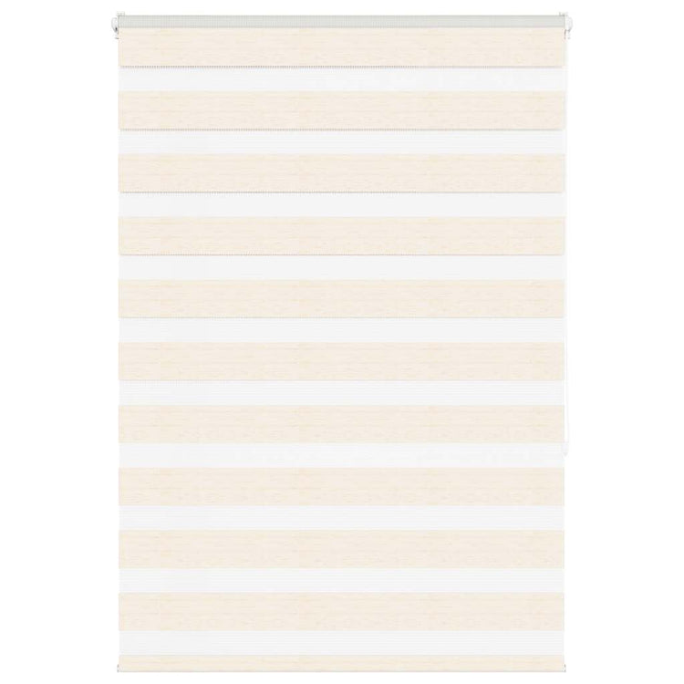Vidaxl Zebra Rouleau aveugle 95x150 cm Largeur de poussière 90,9 cm Marmerbeige
