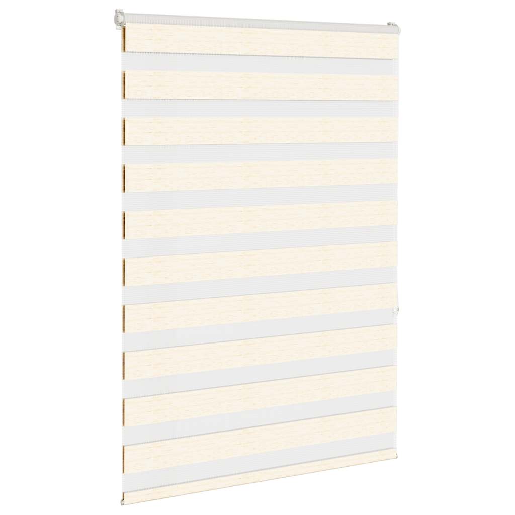 Vidaxl Zebra Rouleau aveugle 95x150 cm Largeur de poussière 90,9 cm Marmerbeige