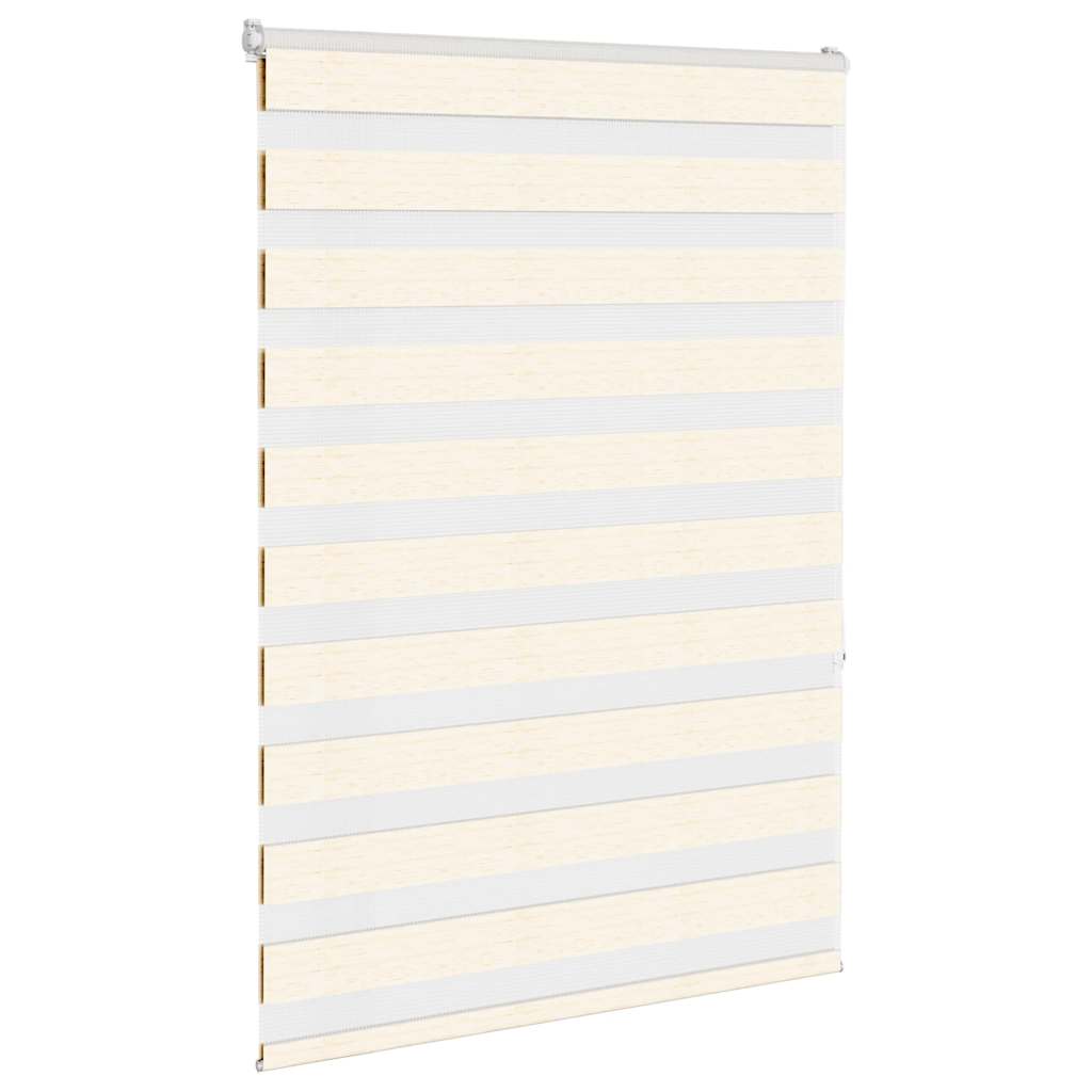 Vidaxl Zebra aveugle 105x150cm Largeur de poussière 100,9 cm en marbrebige en polyester