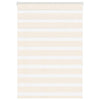 Vidaxl Zebra Rouleau aveugle 110x150 cm Largeur de poussière 105,9 cm Marmerbeige