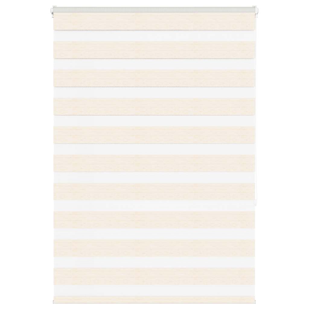 Vidaxl Zebra Rouleau aveugle 110x150 cm Largeur de poussière 105,9 cm Marmerbeige