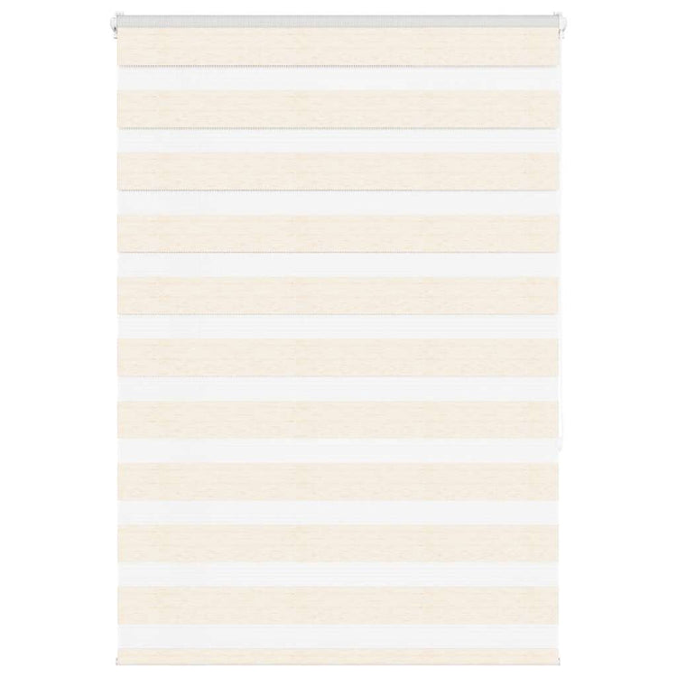 Vidaxl Zebra Rouleau aveugle 115x150 cm Largeur de poussière 110,9 cm Marmerbeige