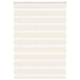 Vidaxl Zebra Rouleau aveugle 115x150 cm Largeur de poussière 110,9 cm Marmerbeige