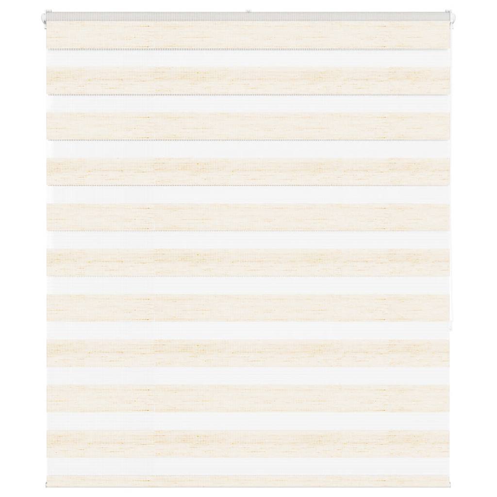 Vidaxl Zebra Rouleau aveugle 120x150 cm Largeur de poussière 115,9 cm Marmerbeige