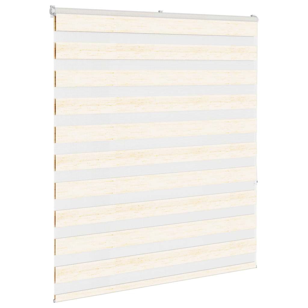 Vidaxl Zebra Rouleau aveugle 120x150 cm Largeur de poussière 115,9 cm Marmerbeige