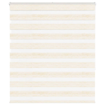 Vidaxl Zebra Rouleau aveugle 130x150 cm Largeur de poussière 125,9 cm Marmerbeige