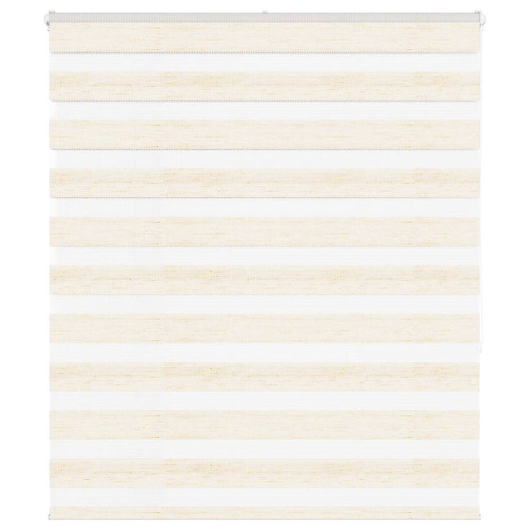 Vidaxl Zebra Rouleau aveugle 130x150 cm Largeur de poussière 125,9 cm Marmerbeige