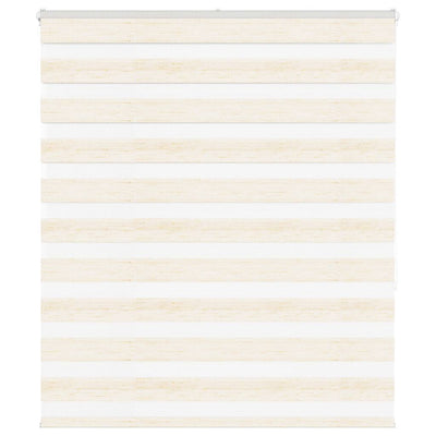 Vidaxl Zebra Rouleau aveugle 135x150 cm Largeur de poussière 130,9 cm Marmerbeige