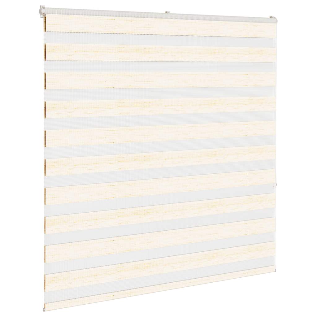Vidaxl Zebra Rouleau aveugle 140x150 cm Largeur de poussière 135,9 cm Marmerbeige