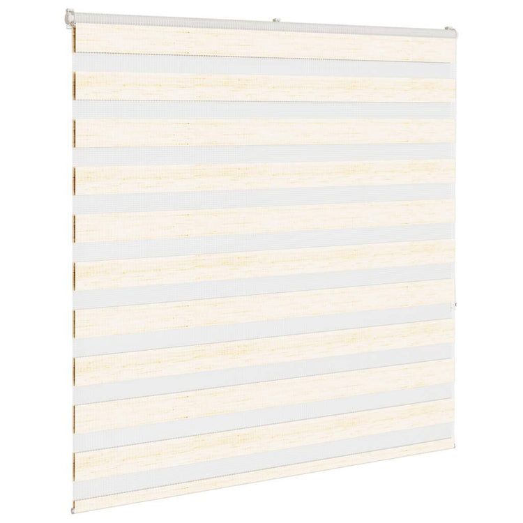 Vidaxl Zebra Rouleau aveugle 140x150 cm Largeur de poussière 135,9 cm Marmerbeige