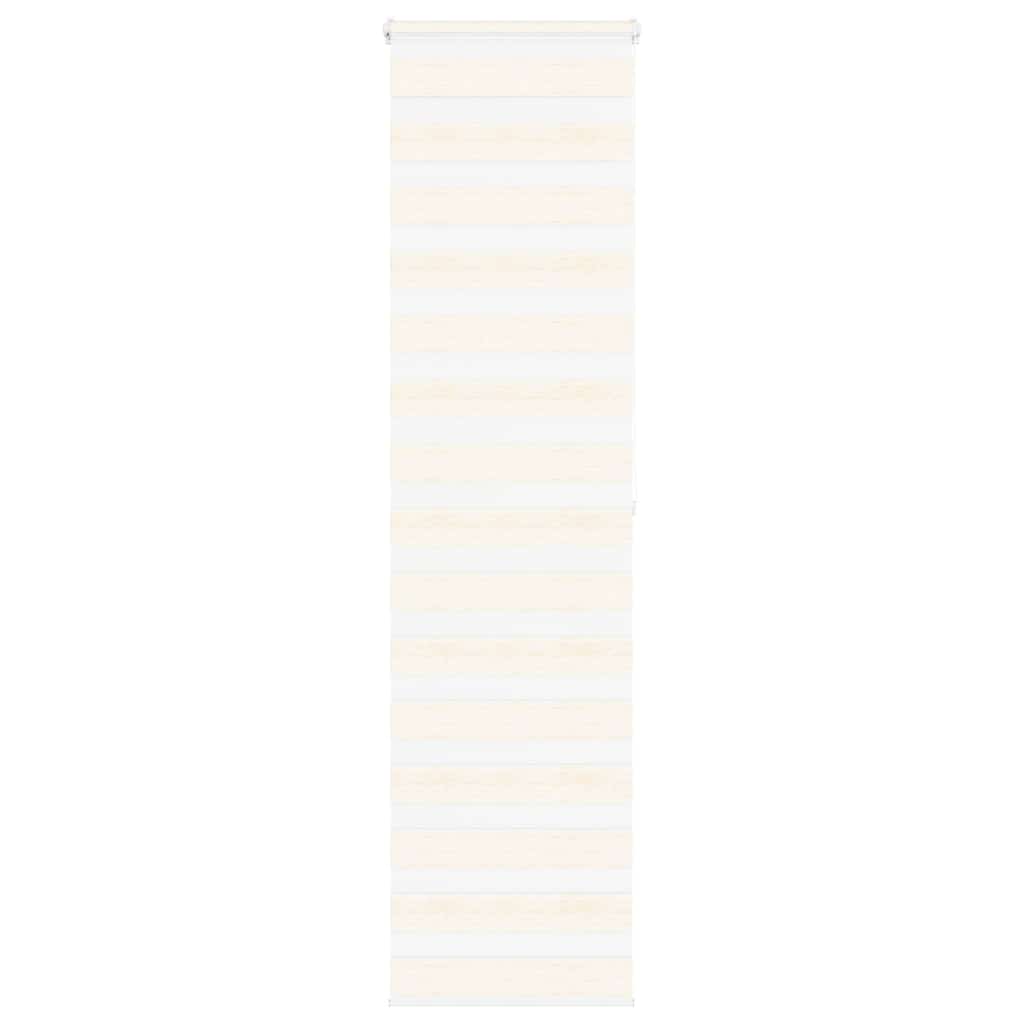 Vidaxl Zebra Rouleau aveugle 60x200 cm Largeur de poussière en marbre beige 55,9 cm