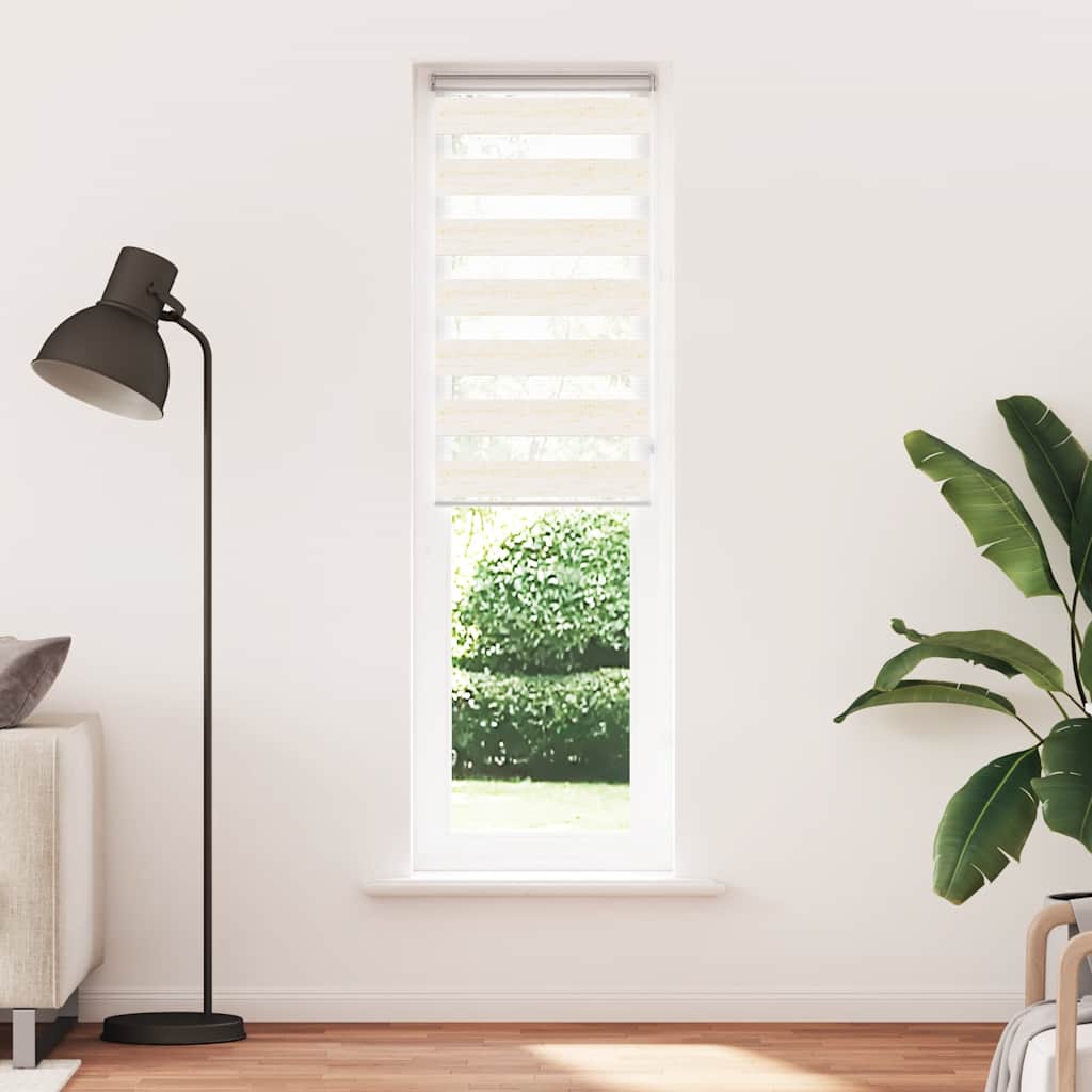 Vidaxl Zebra Rouleau aveugle 65x200 cm Largeur de poussière 60,9 cm en marbrebige