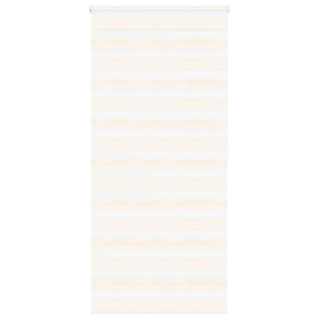 Vidaxl Zebra Rouleau aveugle 95x200 cm Largeur de poussière 90,9 cm Marmerbeige