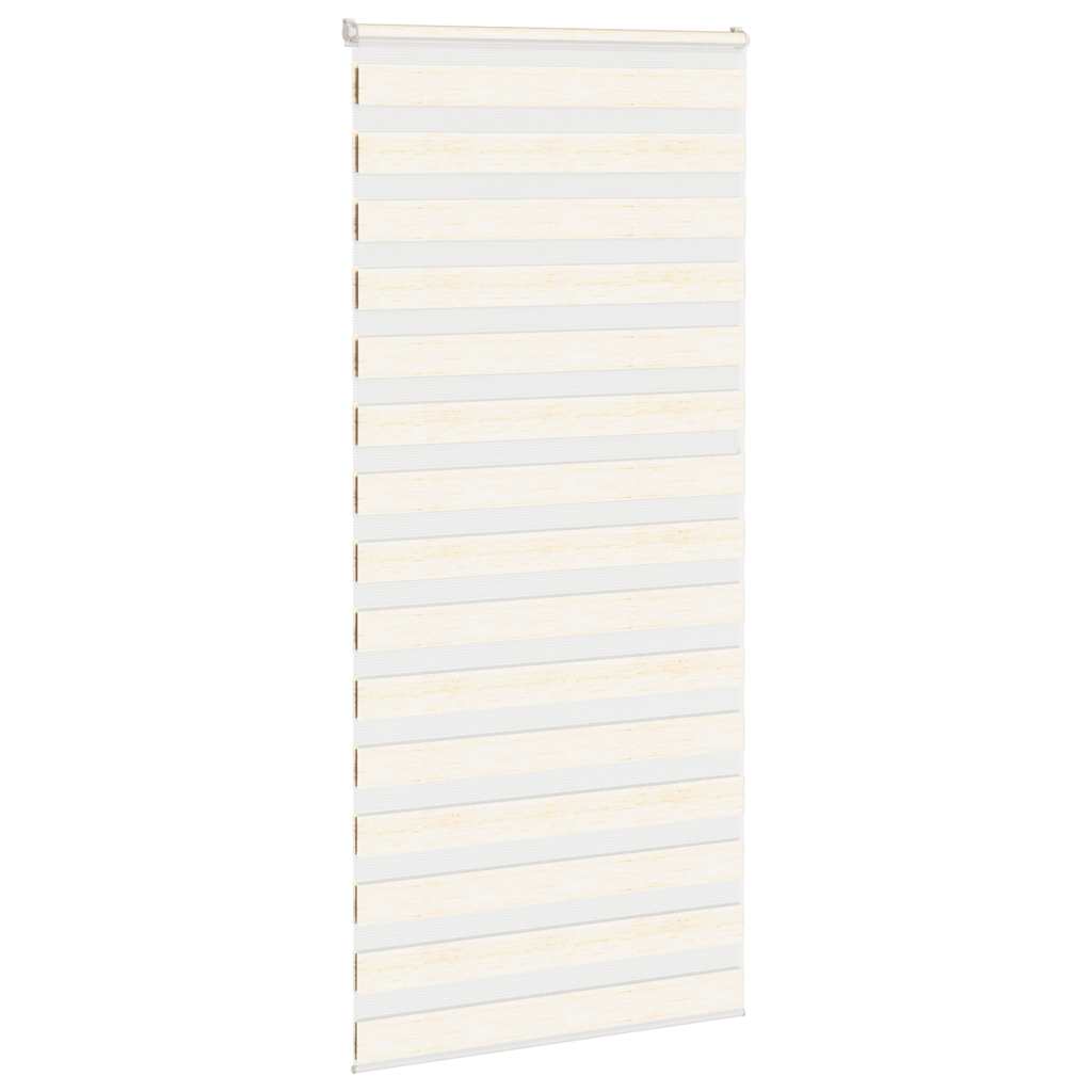 Vidaxl Zebra Rouleau aveugle 95x200 cm Largeur de poussière 90,9 cm Marmerbeige