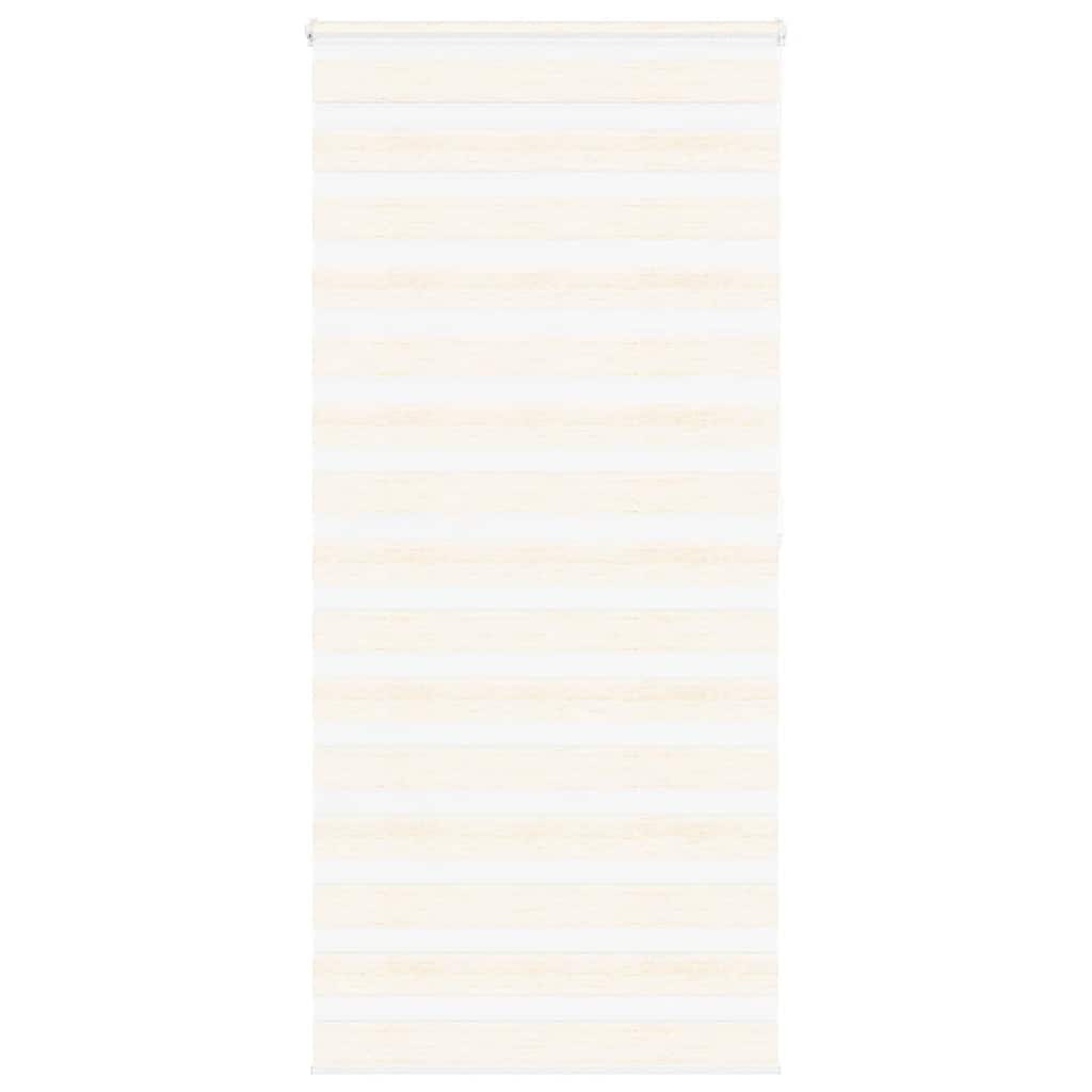 Vidaxl Zebra Rouleau aveugle 100x200 cm Largeur de poussière 95,9 cm Marmerbeige