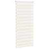 Vidaxl Zebra Rouleau aveugle 100x200 cm Largeur de poussière 95,9 cm Marmerbeige