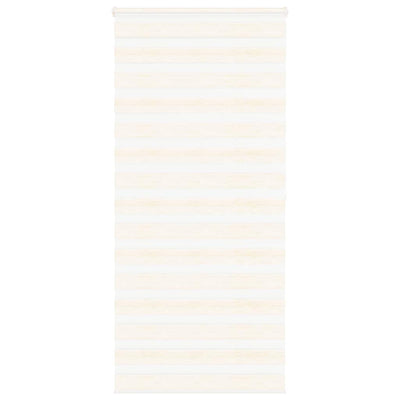 Vidaxl Zebra Rouleau aveugle 115x200 cm Largeur de poussière 110,9 cm Marmerbeige