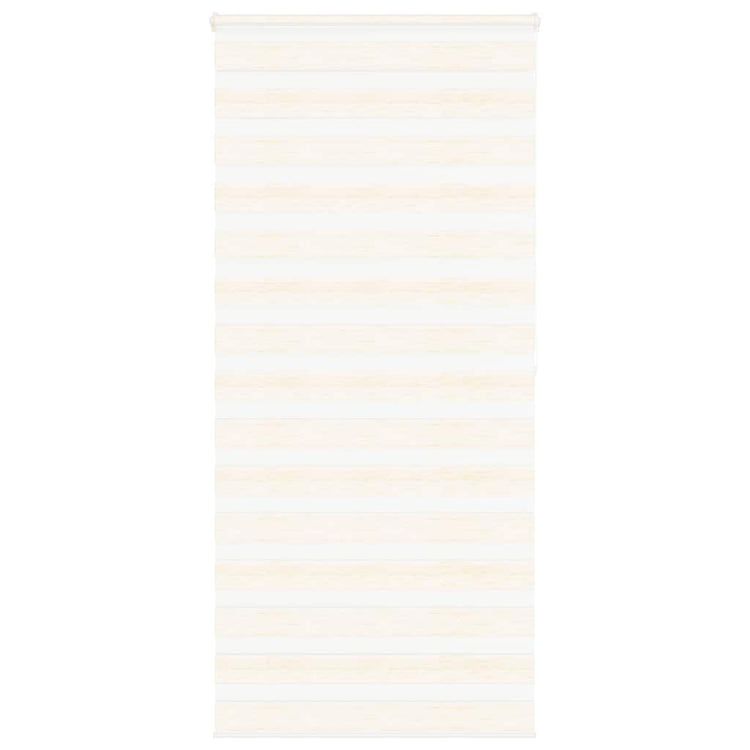 Vidaxl Zebra Rouleau aveugle 115x200 cm Largeur de poussière 110,9 cm Marmerbeige