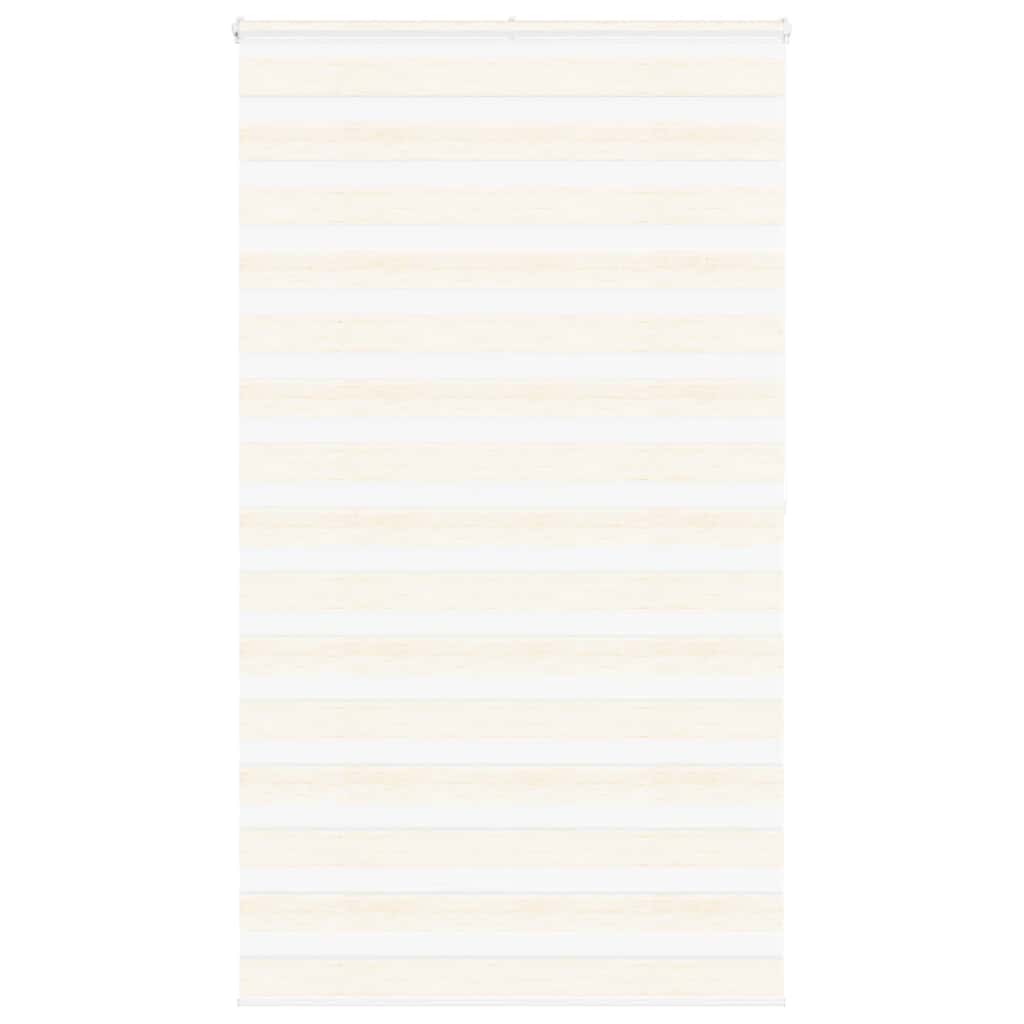 Vidaxl Zebra Rouleau aveugle 135x200 cm Largeur de poussière 130,9 cm Marmerbeige