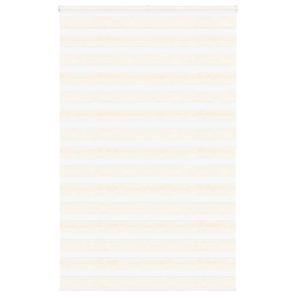 Vidaxl Zebra Rouleau aveugle 140x200 cm Largeur de poussière 135,9 cm Marmerbeige