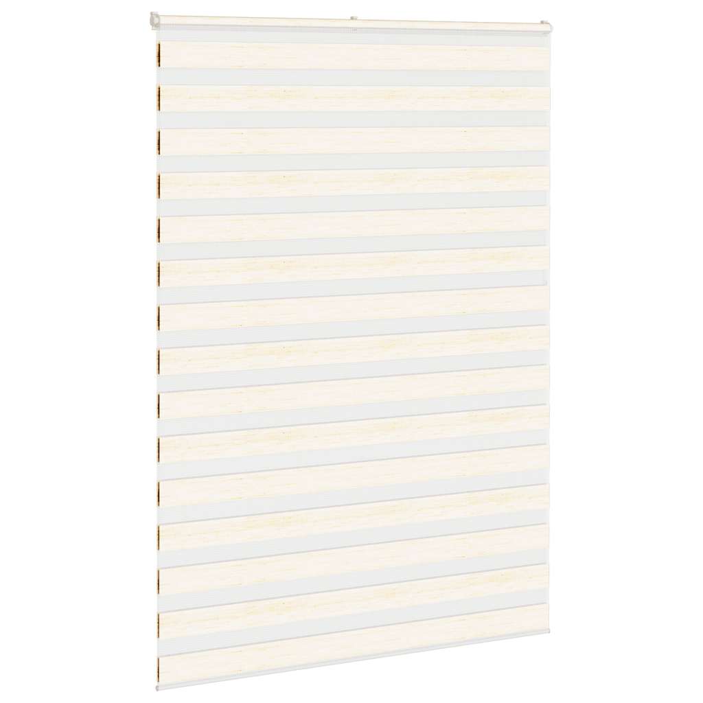 Vidaxl Zebra Rouleau aveugle 160x200 cm Largeur de poussière 155,9 cm Marmerbeige