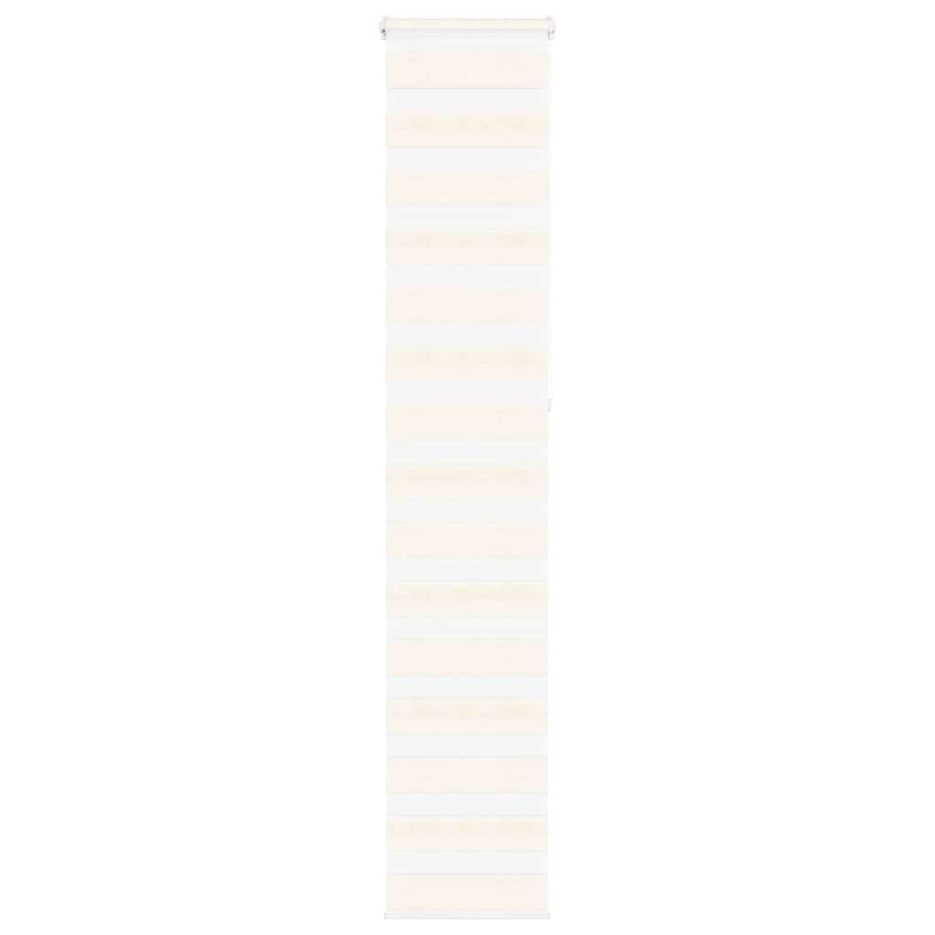 Vidaxl Zebra Rouleau aveugle 45x230 cm Largeur de poussière 40,9 cm Marmerbeige
