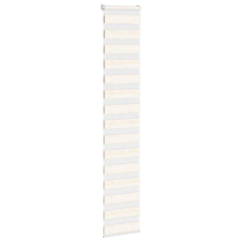Vidaxl Zebra Rouleau aveugle 45x230 cm Largeur de poussière 40,9 cm Marmerbeige