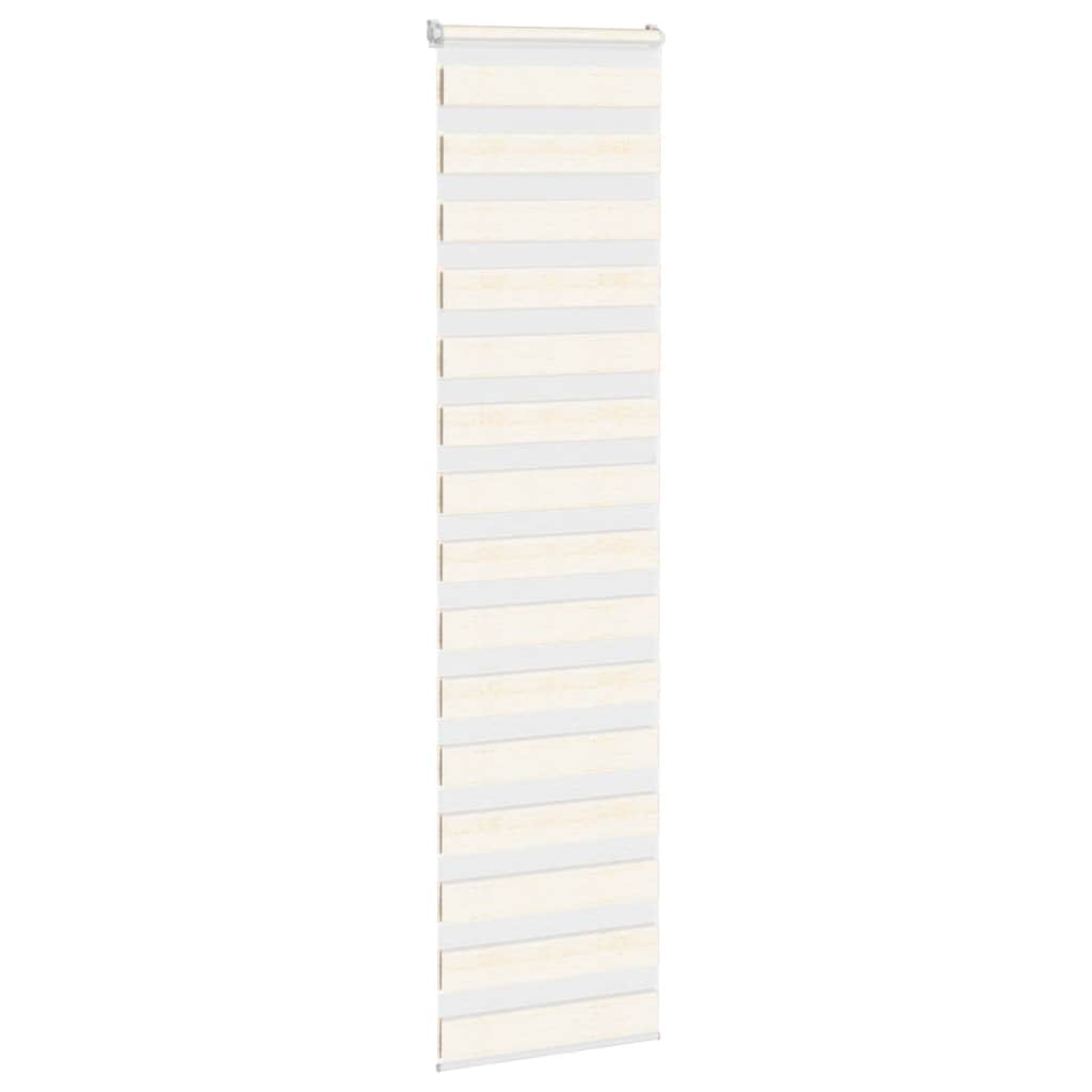 Vidaxl Zebra Rouleau aveugle 65x230 cm Largeur de tissu 60,9 cm Marmerbeige