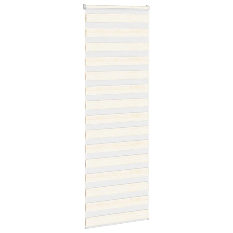 Vidaxl Zebra Rouleau aveugle 75x230 cm Largeur de tissu 70,9 cm Marmerbeige