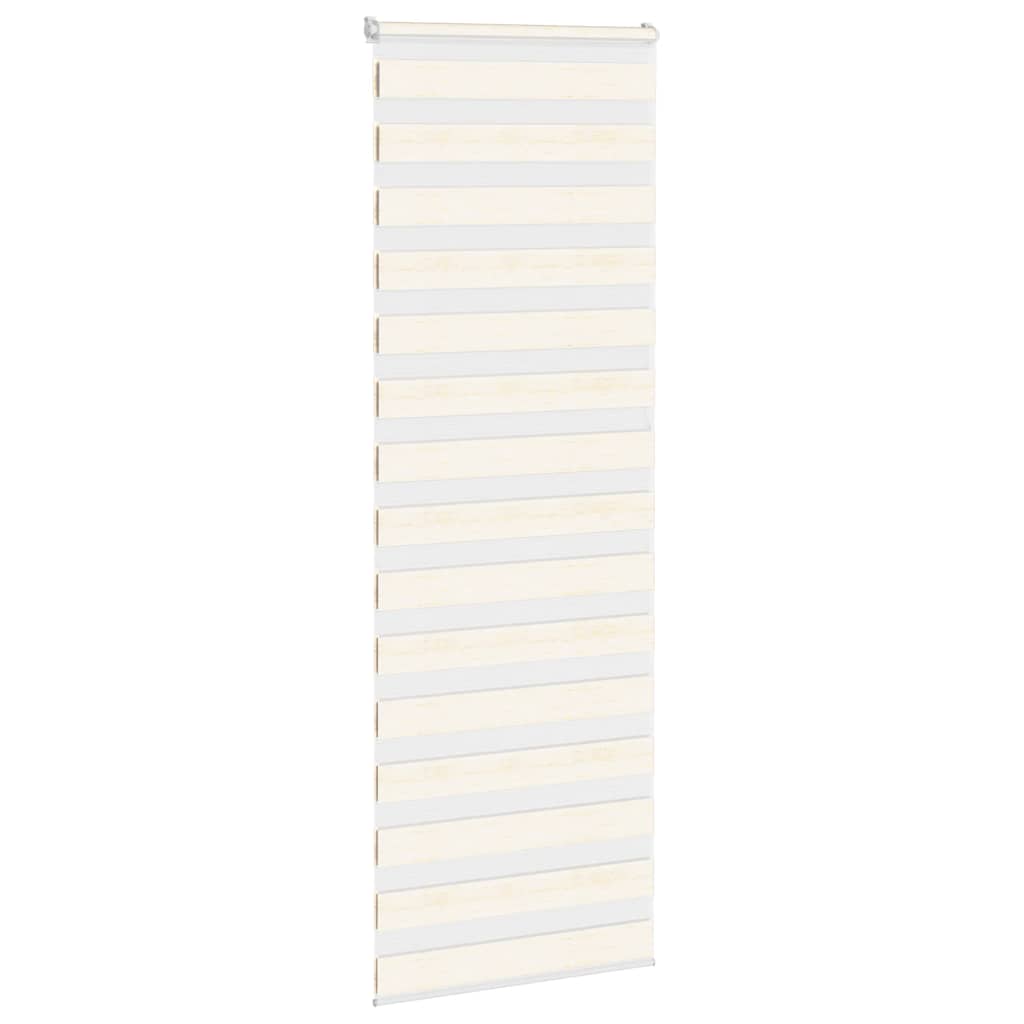 Vidaxl Zebra Blind 80x230 cm Largeur de poussière 75,9 cm Marmerbeige en polyester