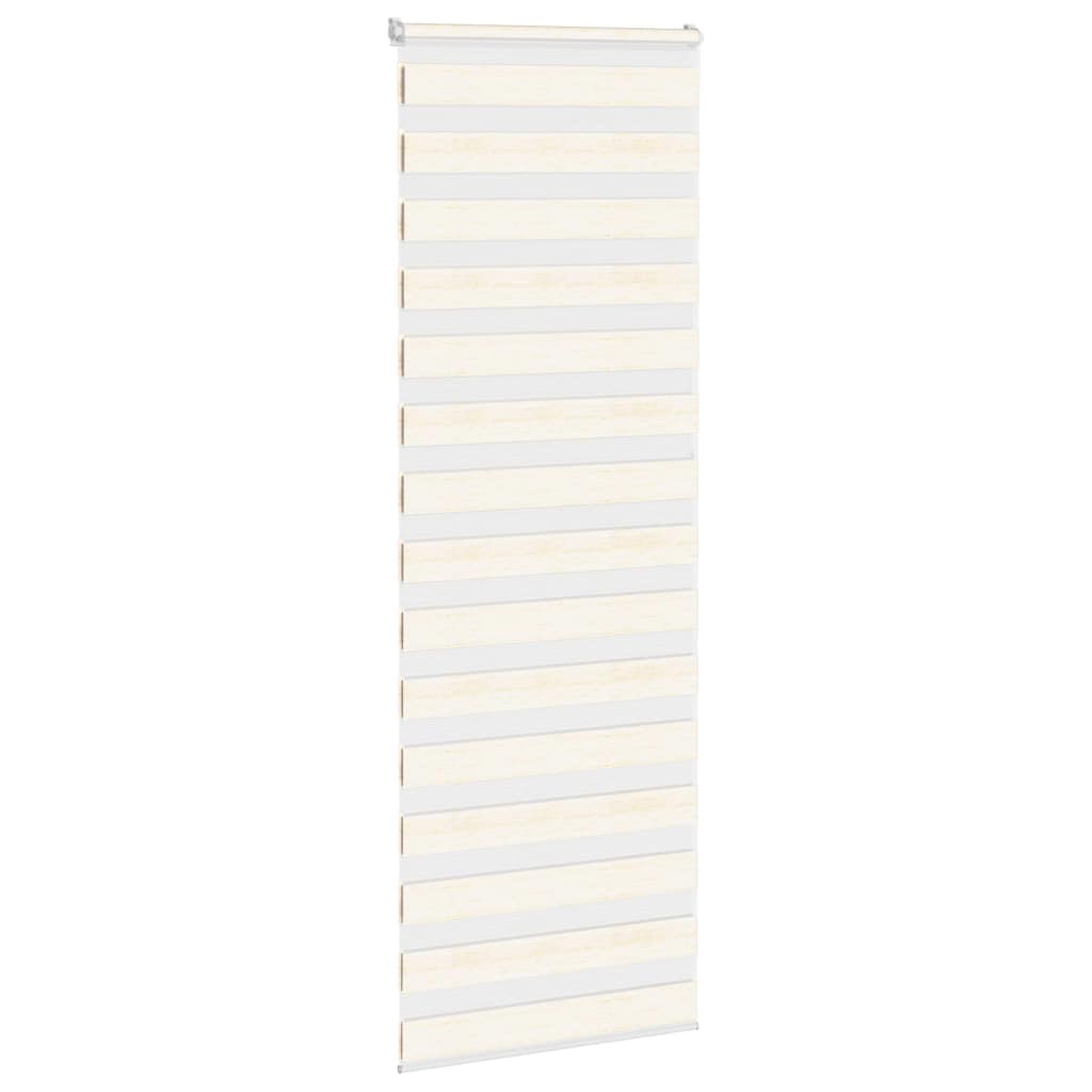 Vidaxl Zebra Rouleau aveugle 85x230 cm Largeur de tissu 80,9 cm Marmerbeige