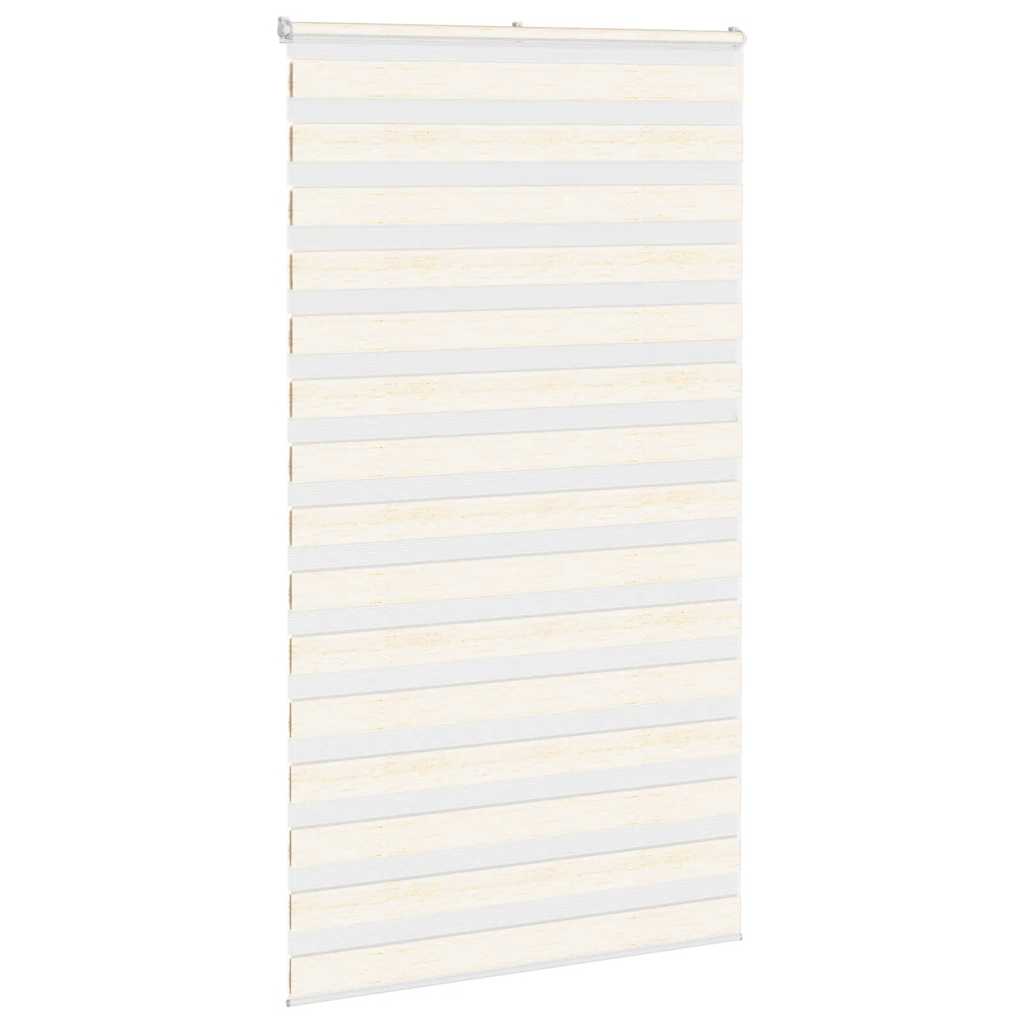 Vidaxl Zebra aveugle 130x230 cm Largeur de poussière 125,9 cm en marbrebige en polyester