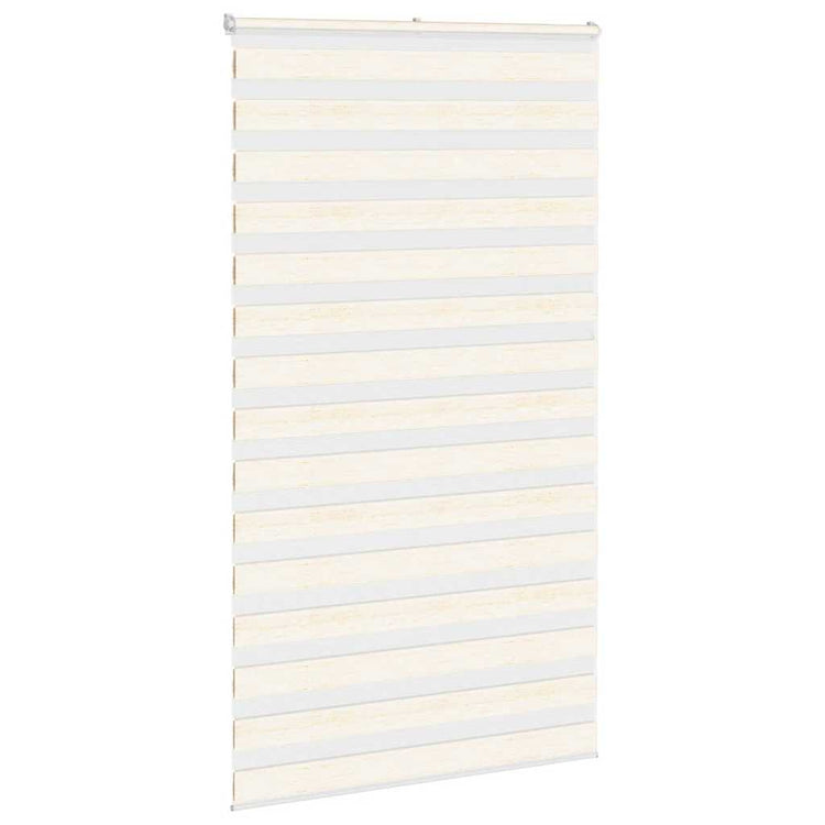 Vidaxl Zebra aveugle 130x230 cm Largeur de poussière 125,9 cm en marbrebige en polyester