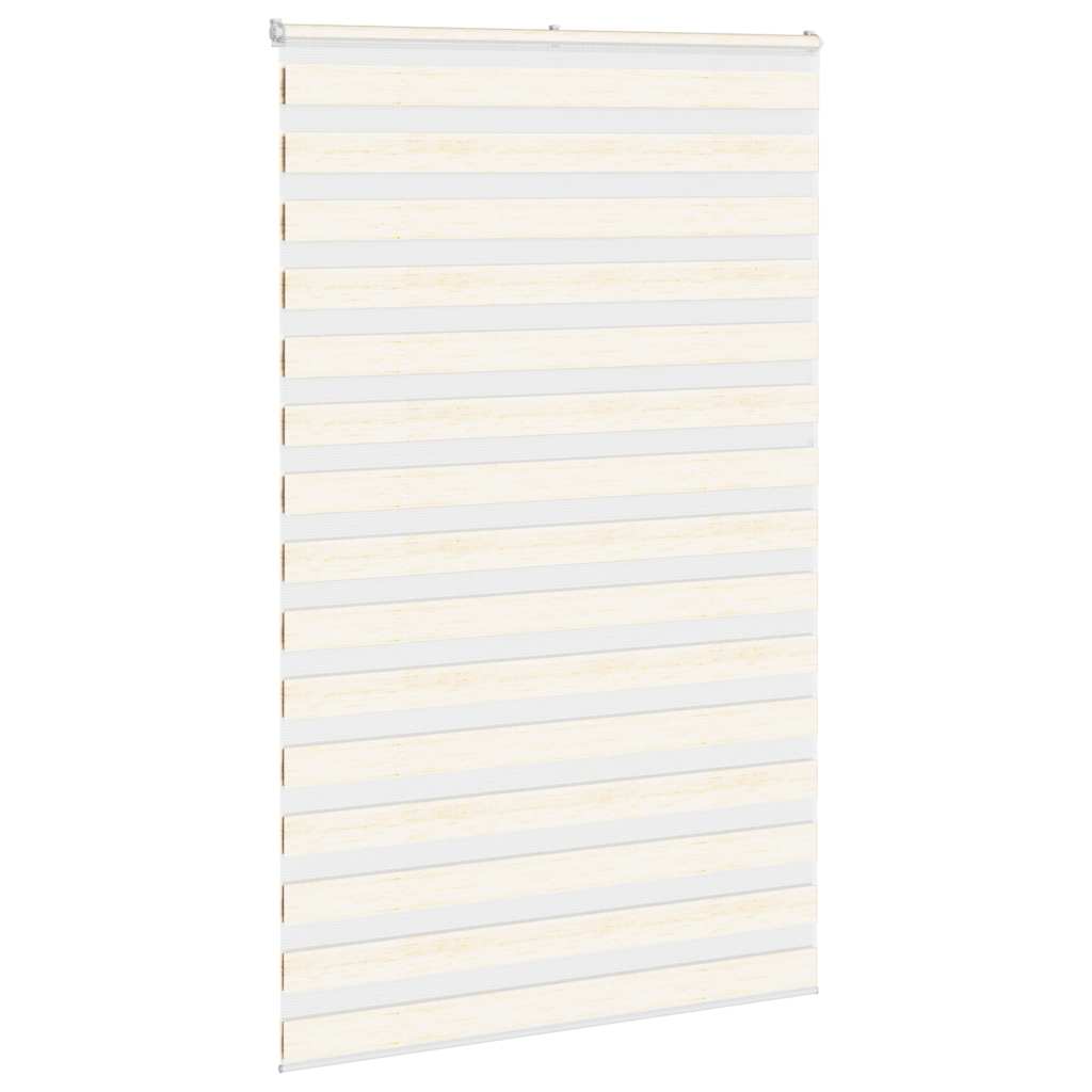 Vidaxl Zebra Blind 145x230cm Largeur de poussière 140,9 cm en marbrebige en polyester