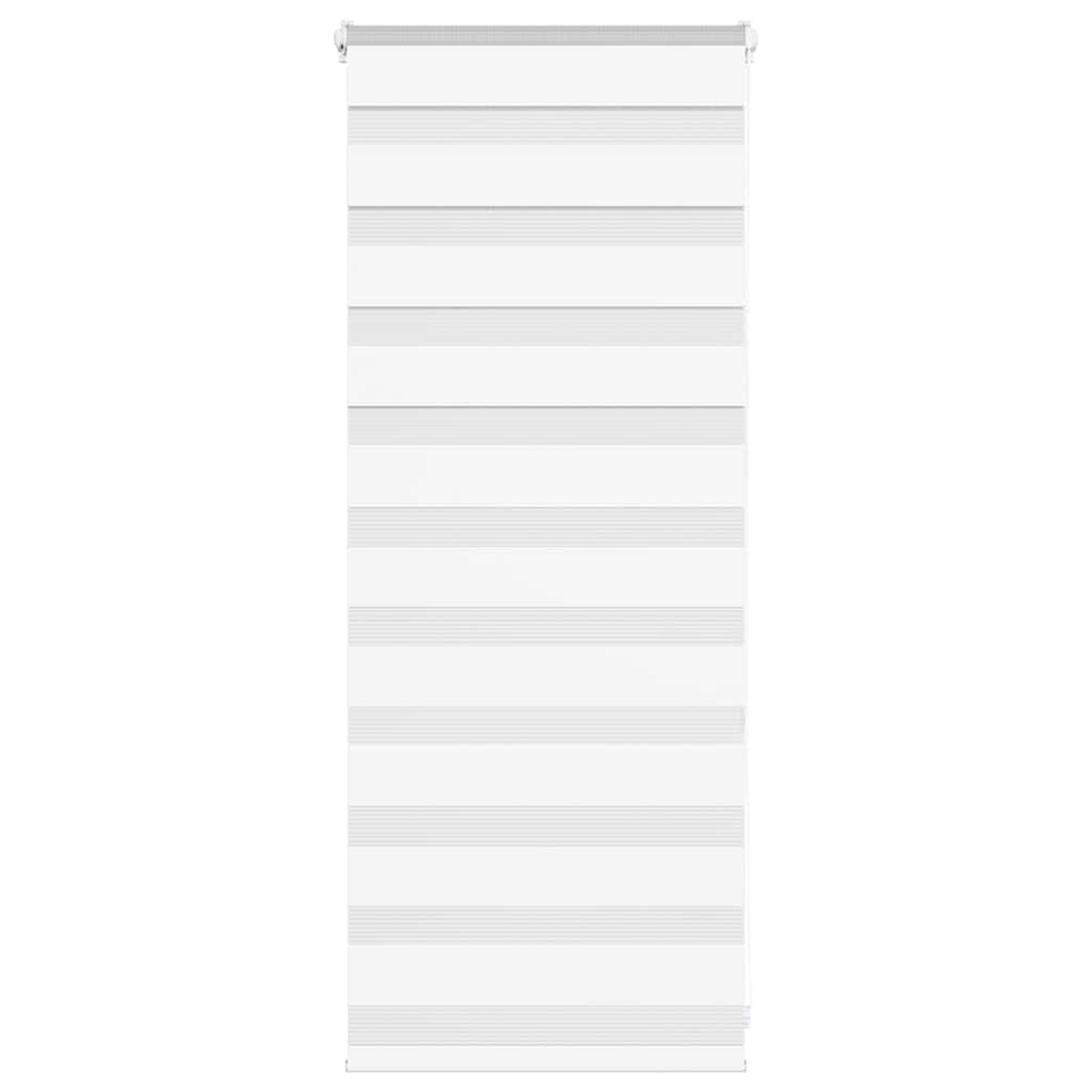 Vidaxl Zebra Rouleau aveugle 65x100 cm Largeur de poussière 60,9 cm Polyester blanc