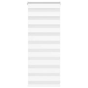 Vidaxl Zebra Rouleau aveugle 65x100 cm Largeur de poussière 60,9 cm Polyester blanc - afbeelding 1