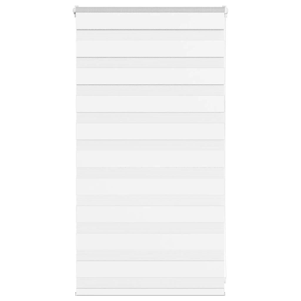 VidaXL store zèbre 70x100 cm largeur de tissu 65,9 cm polyester blanc