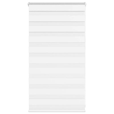 VidaXL store zèbre 70x100 cm largeur de tissu 65,9 cm polyester blanc