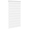 VidaXL store zèbre 70x100 cm largeur de tissu 65,9 cm polyester blanc