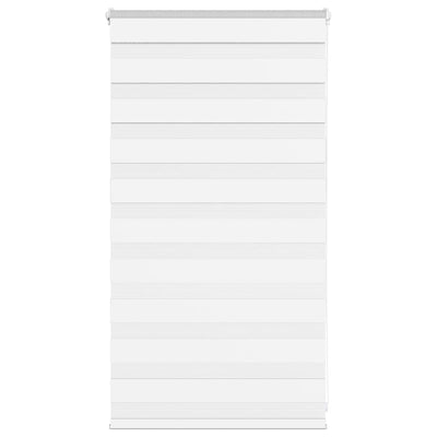 VidaXL store zèbre 75x100 cm largeur de tissu 70,9 cm polyester blanc