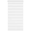 VidaXL store zèbre 85x100 cm largeur de tissu 80,9 cm polyester blanc