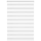 VidaXL store zèbre 100x100 cm largeur de tissu 95,9 cm polyester blanc - afbeelding 2