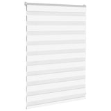 VidaXL store zèbre 100x100 cm largeur de tissu 95,9 cm polyester blanc - afbeelding 3